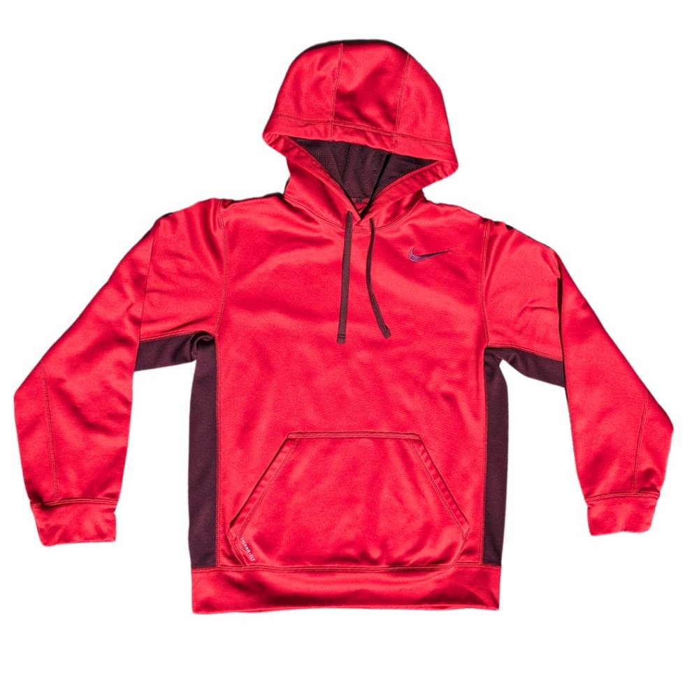 Nike Men's Small Red Therma-Fit Pullover Hoodie Sweatshirt - Picture 1 of 10